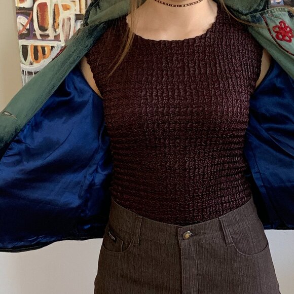 Embroidered Jean Jacket - Picture 8 of 8